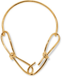 Annelise Michelson Wire Gold Plated Necklace One Size