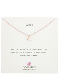 Dogeared Wish Teeny Wishbone Necklace Necklace