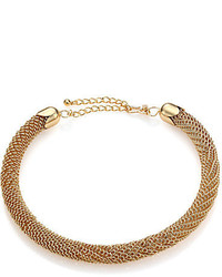 Kenneth Jay Lane Woven Tube Collar Necklace