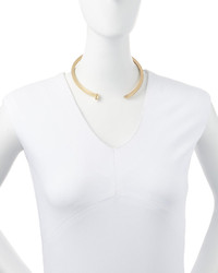 Giles & Brother Yellow Golden Nail Spike Collar Necklace