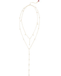 Shashi Zirconia Dangle Lariat Necklace