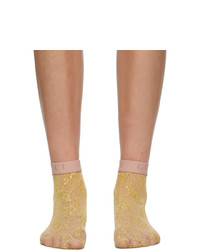 Gucci Gold Mini Flirt Socks