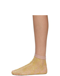 Gucci Gold Mini Flirt Socks