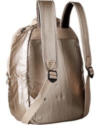 Kipling Seoul Small Metallic Backpack Bags