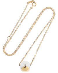 Mizuki 14 Karat Gold Pearl Necklace