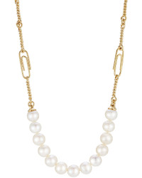 Aurelie Bidermann Aurlie Bidermann 18kt Gold Plated Necklace With Pearls