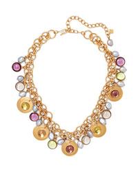Loulou de la Falaise Gold Plated Pearl And Bead Necklace
