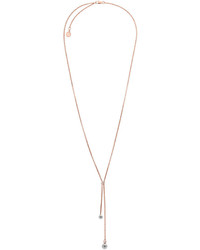 Michael Kors Michl Kors Modern Classic Pearly Tassel Necklace Rose Golden