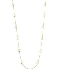 Ippolita Polished Rock Candy Mother Of Pearl 18k Yellow Gold Station Necklace
