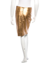 L'Agence Leather Skirt W Tags