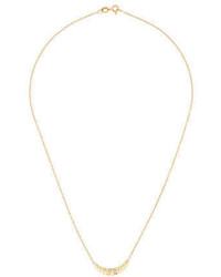 18k Crescent Diamond Necklace