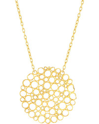 Gurhan 24k Gold Lace Pendant Necklace