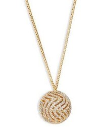 Adriana Orsini Armour Crystal Pendant Necklace