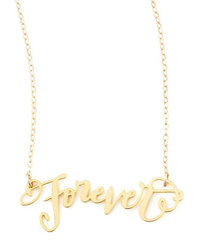 Brevity Forever Pendant Necklace