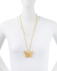 Alexander McQueen Butterfly Pendant Necklace