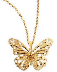 Alexander McQueen Butterfly Pendant Necklace