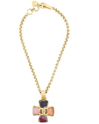 Chanel Vintage Cross Pendant Necklace