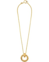 Chanel Vintage Ring Pendant Necklace