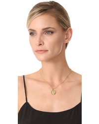 Kenneth Jay Lane Coin Pendant Necklace