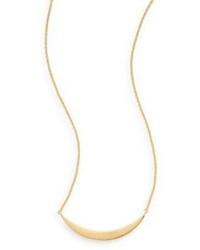 Gorjana Crescent 18k Goldplated Pendant Necklace