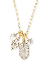 Lulu Frost Crystal Charm Link Necklace