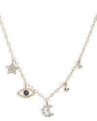 Meira T Diamond Charm Necklace