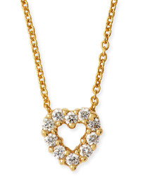 Roberto Coin Diamond Heart Pendant Necklace