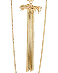 Rosantica Double Tassel Pendant Necklace