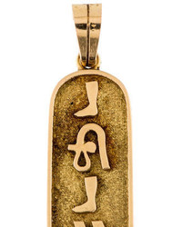 Egyptian Etched Pendant