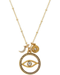 Sequin Evil Eye Talisman Pendant Necklace 16