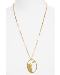 Madewell Face It Pendant Necklace
