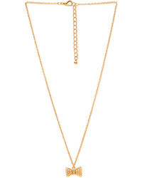 Forever 21 Femme Bow Pendant Necklace