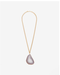 Express Genuine Agate Pendant Necklace