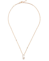 Messika Gigi Hadid Move Addiction 18 Karat Gold Diamond Necklace