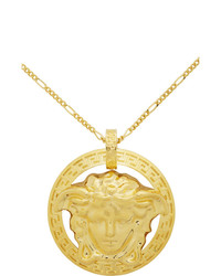 Versace Gold Medusa Pendant Necklace
