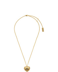 Marc Jacobs Gold The Balloon Pendant Necklace