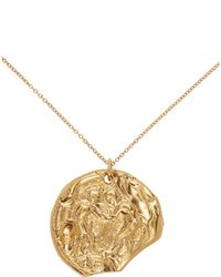 Alighieri Gold The Kindred Souls Medallion Necklace