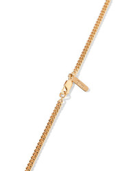 Chloé Gold Tone Charm Necklace