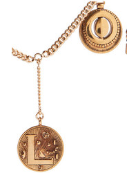 Chloé Gold Tone Charm Necklace