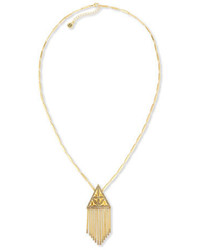 House Of Harlow Golden Hour Fringe Pendant Necklace