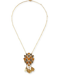 Tory Burch Golden Triangle Pendant Necklace