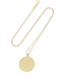Jennifer Meyer Hammered 18 Karat Gold Necklace