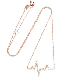 Diane Kordas Heartbeat 18 Karat Gold Diamond Necklace