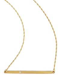 Jennifer Zeuner Jewelry Jennifer Zeuner Bar Pendant Necklace