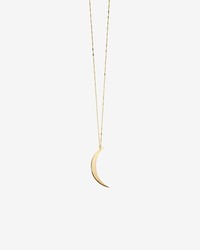 Jennifer Zeuner Jewelry Jennifer Zeuner Skylar Diamond Detail Crescent Moon Pendant Necklace