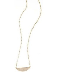 Lana Jewelry Eclipse Diamond 14k Yellow Gold Pendant Necklace