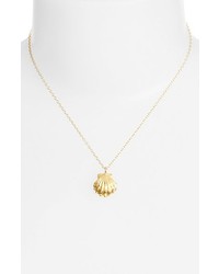 Ki Ele Golden Sunrise Shell Pendant Necklace