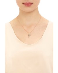 Jennifer Meyer Leaf Pendant Necklace