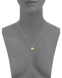 Gurhan Lentil Medium 24k Yellow Gold Pendant Necklace