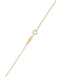 Jennifer Meyer Letter 18 Karat Gold Necklace
